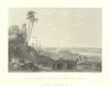 Antique view of ruins near Fatehpur Sikri and Bayana — India — Fullarton 1856
