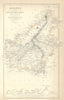Borneo, Brunei, Sarawak & Kinabalu—mountains—Indonesia—Petermann 1856 old map