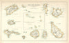 The Cape Verde Islands from the Admiralty Survey—Bartholomew 1856 old map