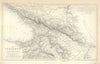 Caucasus according to Koch—Georgia, Armenia & Azerbaijan—Petermann 1856 map