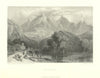 Antique view of Cintra (Sintra), Portugal — Fullarton 1856 old print