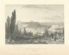 Antique view of Constantinople from Pera [Beyoğlu], Istanbul — Fullarton 1856