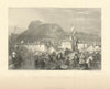 View of Corinth & Port of Kenkries (Cenchreae/Kechries)—Greece—Fullarton 1856