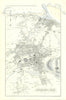 Edinburgh & Leith antique town/city plan—Fullarton/Swanston 1856 old map
