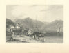 Antique view of Ithaca, Ionian Islands — Greece — Stanfield/Finden 1856 print