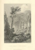 Antique view of Jain Temples, Muktagerri/Muktagiri — India — Warren/Finden 1856