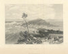 Antique view of Mytelene [Mytilene], Lesbos — Greece — Harding/Finden 1856