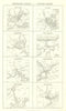 New York—Boston—Washington—New Orleans—Philadelphia—Charleston 1856 old map