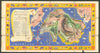 Railway Map of the Island of Sodor. Thomas the Tank Engine. Rev. W Awdry 1958