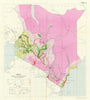Kenya—colonial land—tsetse fly—rainfall reliability—Royal Commission 1954 map