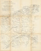 Carta topografica della regione dell’Assietta—Susa—Club Alpino Italiano 1882 map
