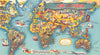 Air India—The Route of the Magic Carpet—pictorial airline  world route map 1959
