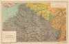 First World War—Western Front theatre—France—Belgium—Germany—Stanford 1917 map