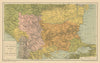 First World War— Balkan theatre—Serbia—Bulgaria—Greece—Romania—Stanford 1917 map
