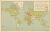 Germany's Isolation—Anti-German alliance—First World War—Propaganda map 1917