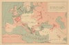First World War—The Allies’ Ring of Steel—How Germany Is Hemmed In 1917 map