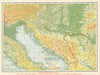 Dalmatia & Austro-Italian Frontier—Italy's Hopes & Fears—Armistice line 1918 map