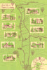 Guide Map to Napa Valley Wines—Historic Wineries/Pre-Robert Mondavi c1960