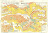 SunSun's Second edition Street Map of Hong Kong. Vintage folding city plan 1967