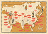 World currencies—Asia—Pictorial US$ exchange-rate map—market & official 1958