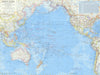 Pacific Ocean Floor—Tharp, Heezen & Berann bathymetric / physiographic map 1969
