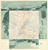 Passo Sella/Val Gardena—Ski resort proto-piste/trail map & panoramas—RACI 1939