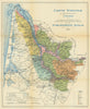 Carte Vinicole du Département de la Gironde. Bordeaux Wine—Féret & Fils 1924 map