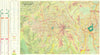 Makkah Al-Mukkaramah—Mecca Hajj pilgrimage map—Holy Mosque—Mina—Zaki Farsi 1982