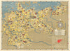 Germany the Beautiful Travel Country—Nazi tourist propaganda map—Riemer 1938