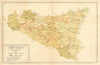 Cartogramma della Sicilia… la densità della mafia—Sicily mafia villages 1900 map