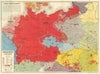 Sprachenkarte von Mitteleuropa—German Self-Determination! Persuasive map 1921