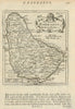 The Island of Barbados—West Indies—Robert Morden, Geography Rectified 1700 map