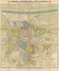 Strassen- und Nummern Plan von Wien und Vororten — Vienna city plan 1889 map