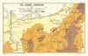 The desert campaign—Sinai, Suez Canal to Gaza & Beersheba—Becke folding map 1928