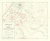 2nd Battle of Gaza 17 Apr 1917—Wadi Ghazze & Sheikh Abbas—Becke folding map 1928