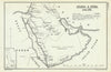 Arabia & Syria June 1916—outbreak of the Arab Revolt—WW1 Becke map 1928