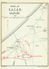 Action of Rafah 9 Jan 1917—Sinai–Palestine frontier—WW1 Becke map 1928 old