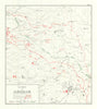 Defence of Jerusalem Dec 1917—Ramallah & al-Bireh—WW1 Becke folding map 1930