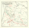 Action of Berukin 9 Apr 1918—XXI Corps offensive—WW1 Becke folding map 1930