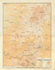 The Judaean Fortress—Jerusalem, Ramallah & Bethlehem—WW1 Becke endpaper map 1930