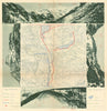 Gressoney La Trinité—Ski resort proto-piste/trail map and panoramas—RACI 1939