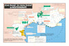 Southern France wine map—Languedoc—Roussillon—Rhône—Provence—Limoux—Féret c1960