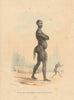 Mzilikazi (Moselekatse), Ndebele king—hand-coloured lithograph—WC Harris 1844