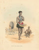 Truey, a Griqua woman—South Africa—hand-coloured lithograph—WC Harris 1844