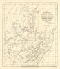 Africa North East of the Cape Colony…Emigrant farmers & native tribes 1844 map