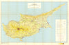 Survey of Cyprus Administration & Road Map—Greek Turkish Maronite villages 1975