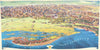 Grado & Upper Adriatic pictorial panoramic map by Hans Oberbacher—Dolomites 1963