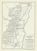 Alsace wine region/villages map—Carte du vignoble d’Alsace—Nicolas 1927