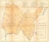Carte piscicole du département de l’Ain—fishing map—species & rivers—Léger 1926