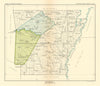 Arkansas 2—Native American land cessions—Choctaw—Western Cherokee—Royce 1899 map